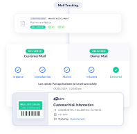 Mail tracking and delivery verification.
