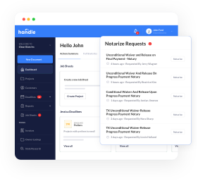 Send and notarize your documents remotely.