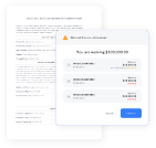 Calculate exception  payments with ease.