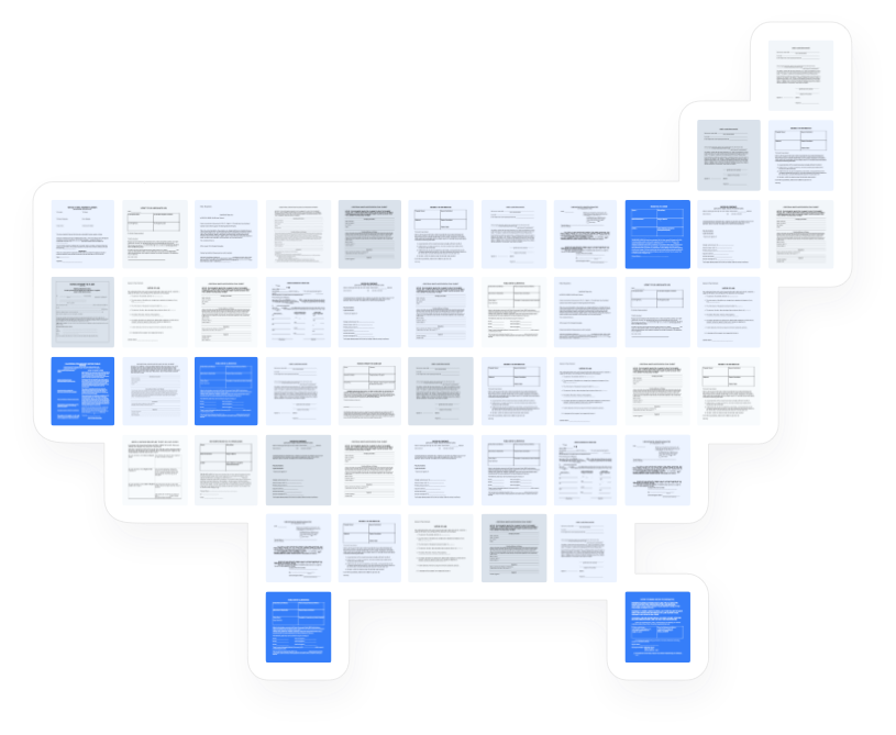We cover every state with correct documents.