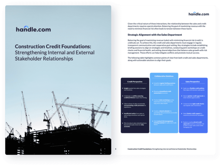 Construction Credit Foundations: Strengthening Internal and External Stakeholder Relationships